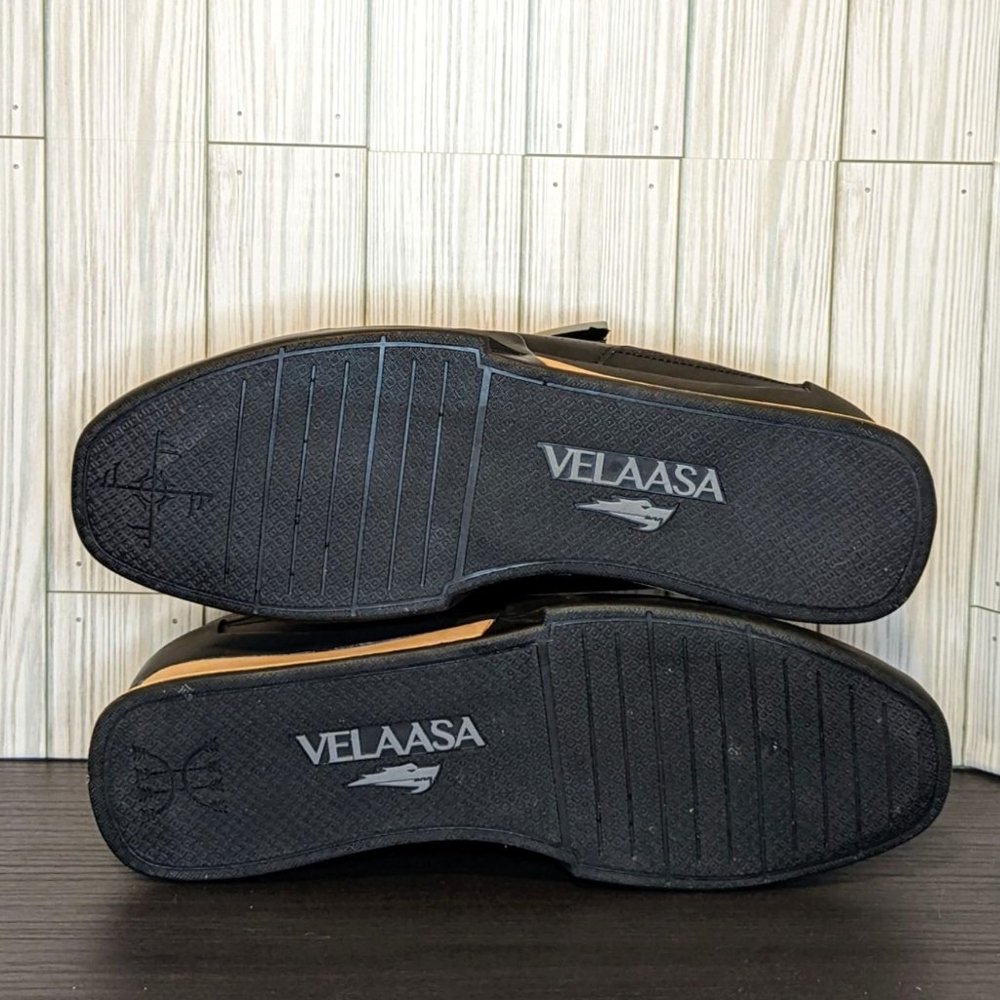 NWOB Velaasa Strake Olympic Weightlifting Shoe in Black Unisex M's15 W's 16.5 - Picture 4 of 7